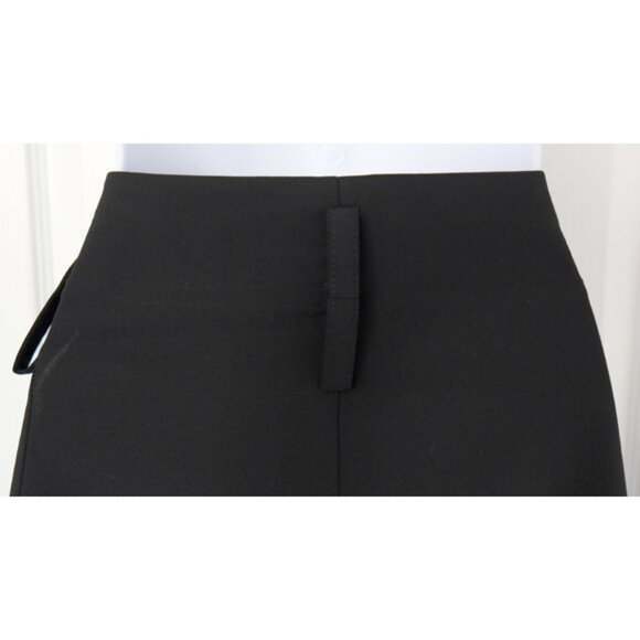 Sarah Pacini calf-length architectural wool skirt - Picture 6 of 8